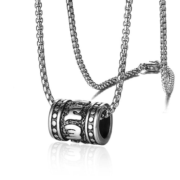 Other - ❤️Six-character mantra rotatable beads necklace, N90201P111